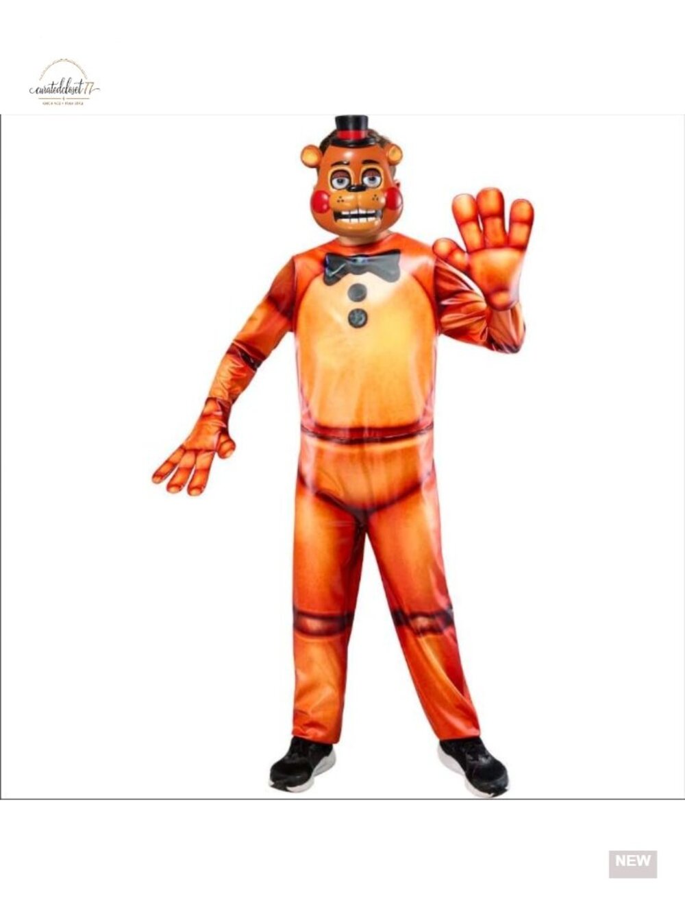 Rubies Five Nights At Freddy's Boys Costume Jumpsuit Mask Gloves